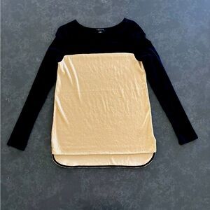 Gold Sequin and Black Trouve Top
